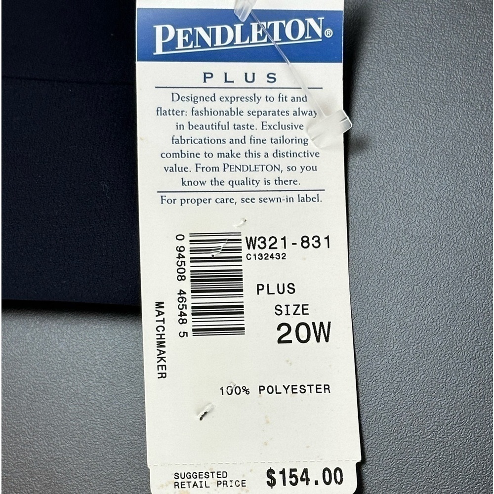 Vintage‎ Pendleton Plus 4 Button Suit Jacket Blaz… - image 8